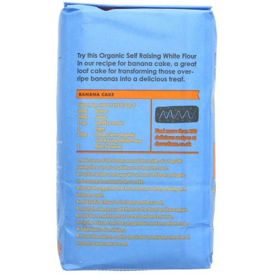 Buy Doves Farm Organic Self Raising White Flour 1kg Flours & Bread Mixes Online − UK Supplier