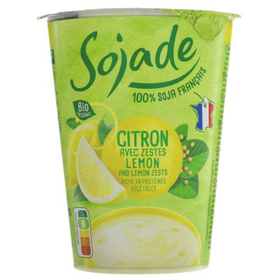 Sojade Organic Soya Yogurt - Lemon 400g