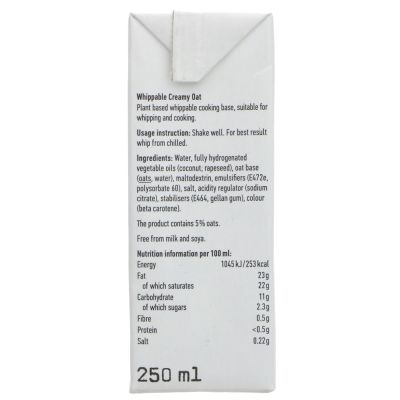 Oatly Whippable Creamy Oat 250ml