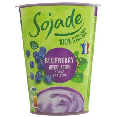 Sojade Organic Soya Yogurt - Blueberry 400g