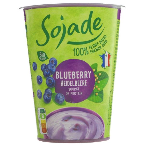 Sojade Organic Soya Yogurt - Blueberry 400g