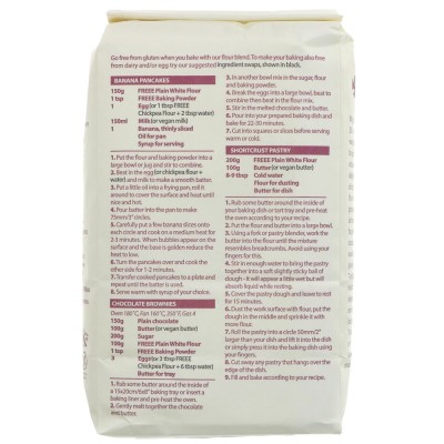 Buy Doves Farm Gluten Free Plain White Flour 1kg Flours & Bread Mixes Online − UK Supplier