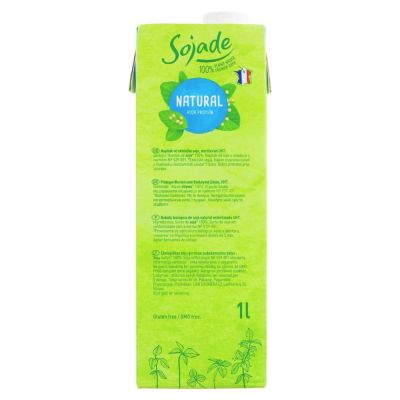 Sojade Organic Soya Milk Unsweetened 1ltr
