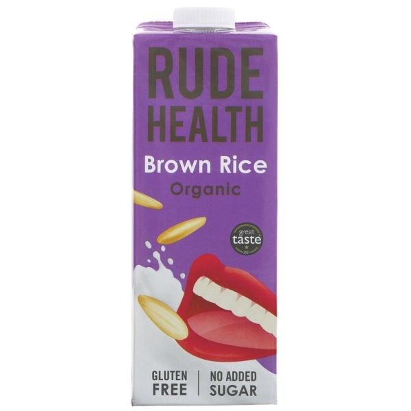 Rude Health Organic Brown Rice Drink 1ltr