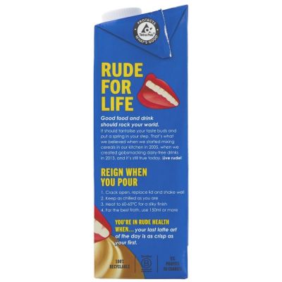 Rude Health Barista Oat Drink 1Ltr