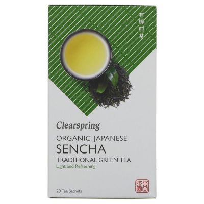 Clearspring Organic Japanese Sencha Green Tea Bags 20s