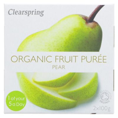 Clearspring Organic Fruit Puree - Pear 2x100g