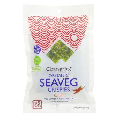 Clearspring Seaveg Crispies Chilli Multipack 5x4g