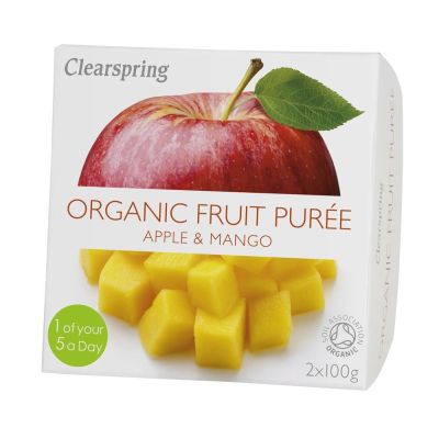 Clearspring Organic Fruit Puree - Apple & Mango 100g