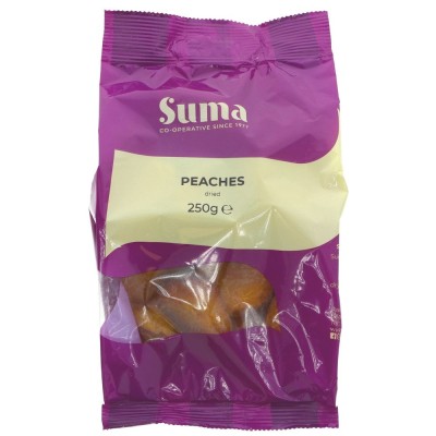 Buy Suma Wholefoods Peaches 250g Fruit - Dried Online − UK Supplier