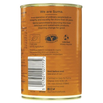 Buy Suma Wholefoods Organic Cannellini Beans 400g Beans & Pulses - Canned Online − UK Supplier