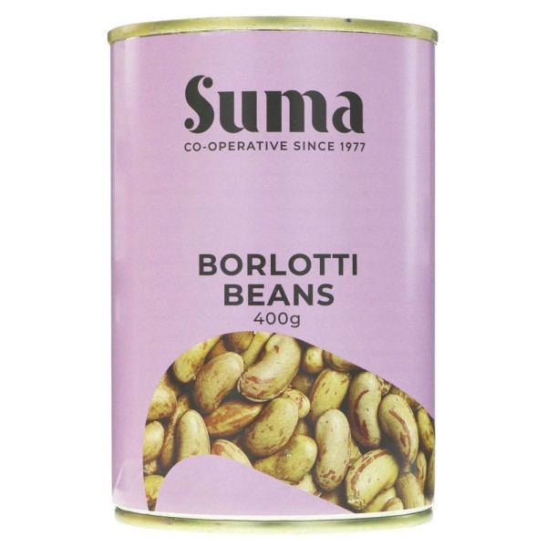 Suma Borlotti Beans 400g