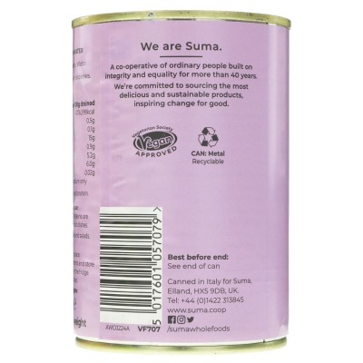 Buy Suma Wholefoods Borlotti Beans 400g Beans & Pulses - Canned Online − UK Supplier