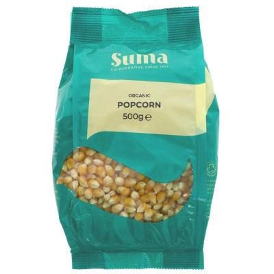 Buy Suma Wholefoods Organic Popcorn 500g Grains Online − UK Supplier