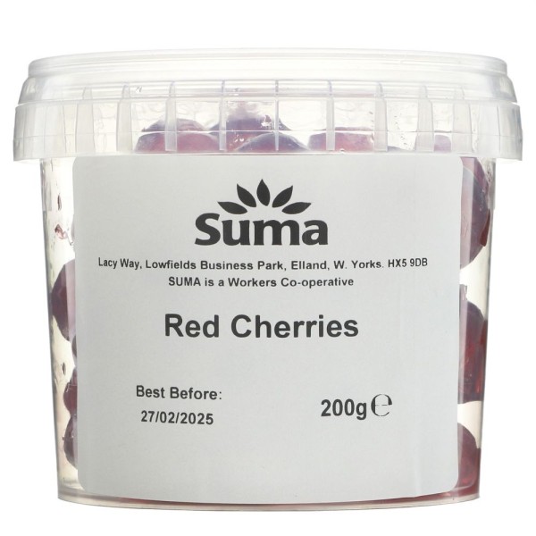 Suma Cherries Glace - Bright Red 200g