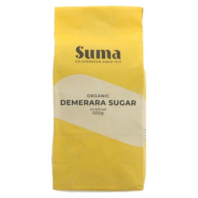 Buy Suma Demerara Sugar 500g Sugars & Syrups Online − UK Supplier