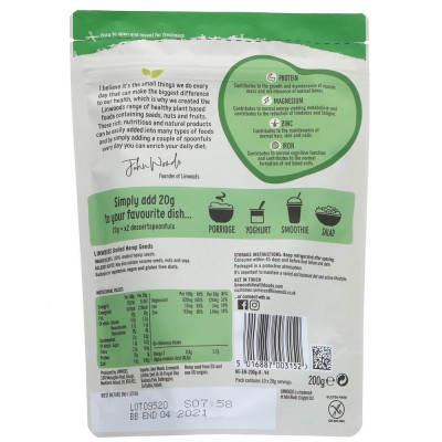 Linwoods Shelled Hemp 200g