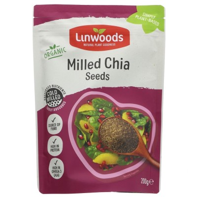 Buy Linwoods Milled Chia Superfoods & Sports Nutrition; Digestive Health Online − UK Supplier