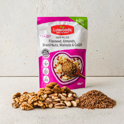 Buy Linwoods Flaxseed with Almonds Brazil Nuts & Co-Enzyme Q10 200g Superfoods & Sports Nutrition; Digestive Health Online − UK