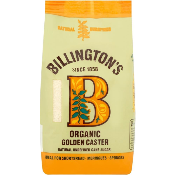 Billingtons Organic Golden Caster Sugar 500g