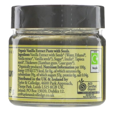 Buy Taylor & Colledge Vanilla Bean Paste 65g Baking Sundries Online − UK Supplier