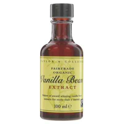 Buy Taylor & Colledge Organic Vanilla Extract 100ml Baking Sundries Online − UK Supplier