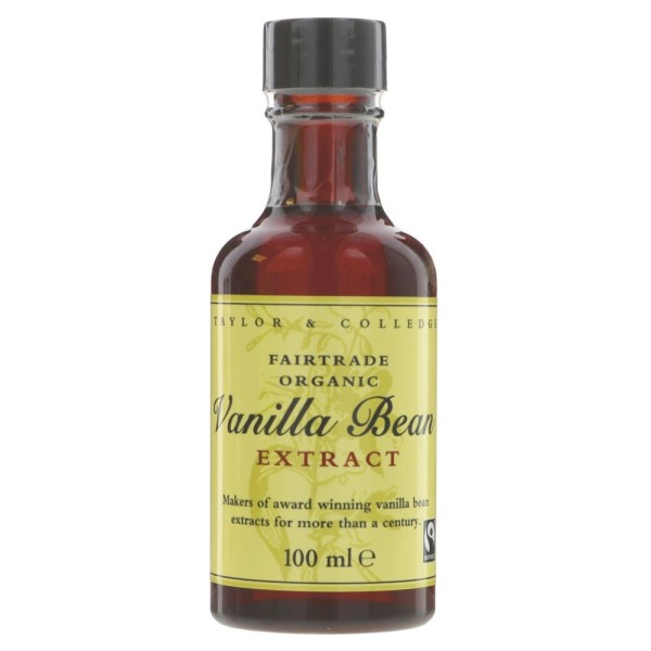 Taylor & Colledge Organic Vanilla Bean Extract 100ml