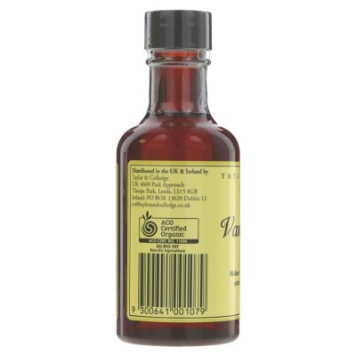 Buy Taylor & Colledge Organic Vanilla Extract 100ml Baking Sundries Online − UK Supplier