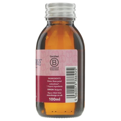 Buy Steenbergs Organic Rose Water Baking Sundries Online − UK Supplier