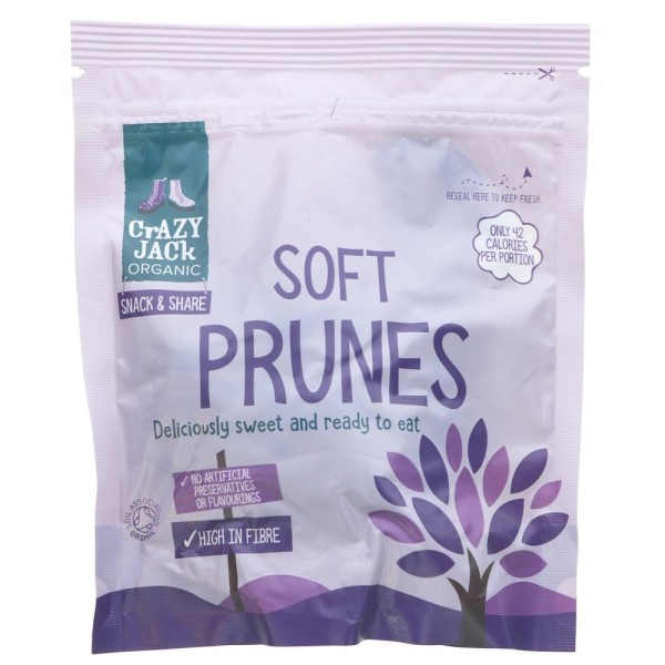 Crazy Jack Organic Soft Prunes 200g