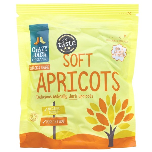 Crazy Jack Organic Apricots 200g