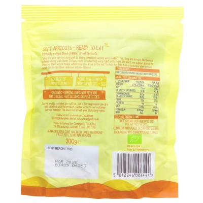 Buy Crazy Jack Organic Apricots 250g Fruit - Dried Online − UK Supplier