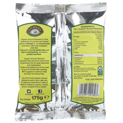Buy Prewetts Organic Milled Flaxseed Superfoods & Sports Nutrition; Nuts & Seeds Online − UK Supplier