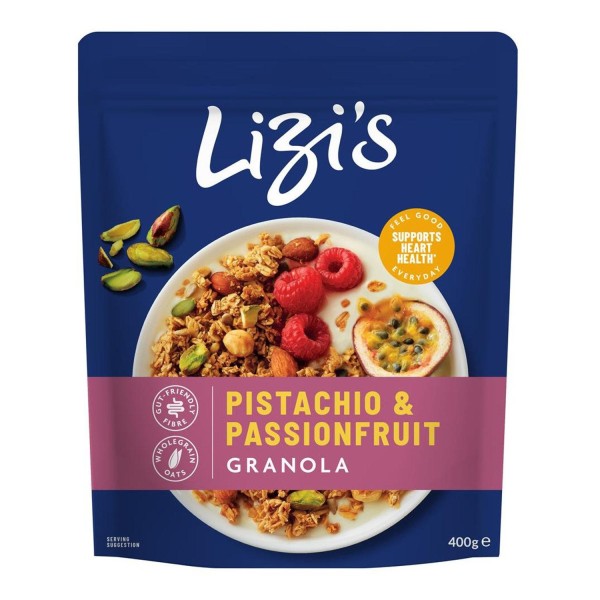 Lizis Granola Good Carb Passionfruit Granola 400g