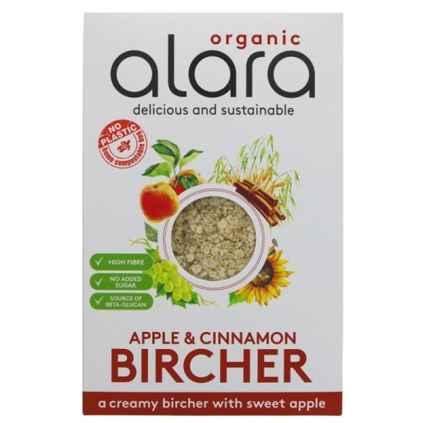 Alara Apple & Cinnamon Bircher Muesli 650g