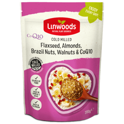Buy Linwoods Flaxseed with Almonds Brazil Nuts & Co-Enzyme Q10 200g Superfoods & Sports Nutrition; Digestive Health Online − UK