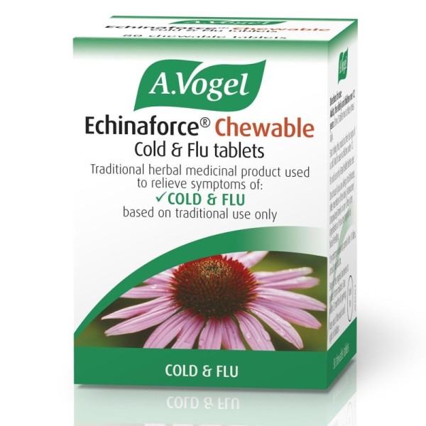 A. Vogel Echinaforce Chewable Cold & Flu 80 Tablets