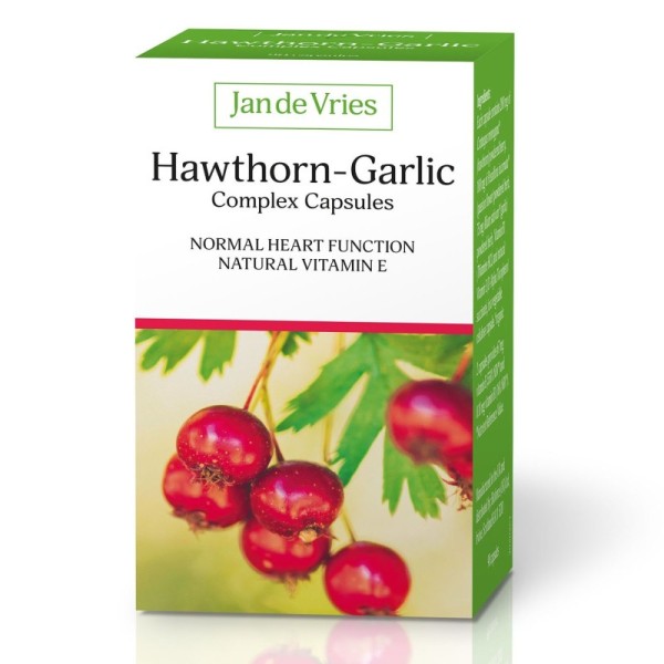 Jan De Vries Hawthorn Garlic 90 capsules