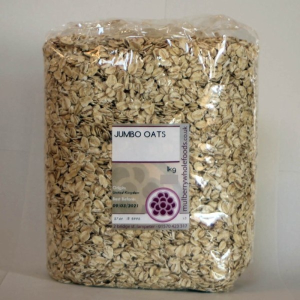 Mulberry Bush Wholefoods Jumbo Oats 1kg