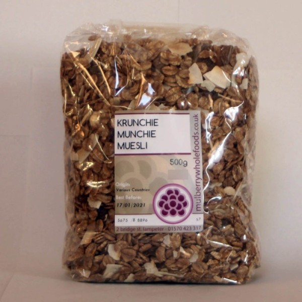 Mulberry Bush Wholefoods Krunchie Munchie Muesli 500g