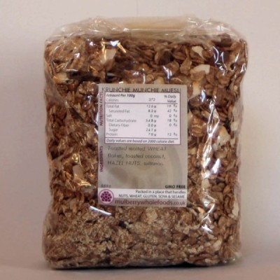 Buy Mulberry Bush Wholefoods Krunchie Munchie Muesli 500g Dried Muesli Online − UK Supplier