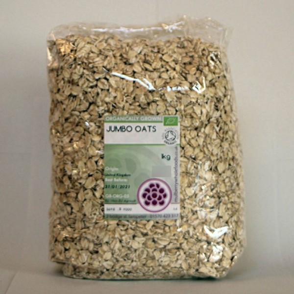 Mulberry Bush Wholefoods Organic Jumbo Oats 1kg