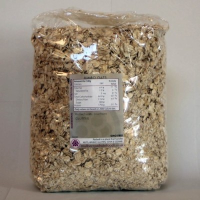 Buy Mulberry Bush Wholefoods Organic Jumbo Oats 1kg Dried Cereals Online − UK Supplier