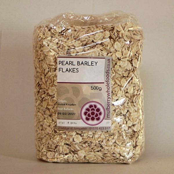 Mulberry Bush Wholefoods Pearl Barley Flakes 500g