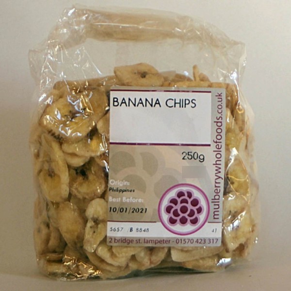 Mulberry Bush Wholefoods Banana Chips 250g