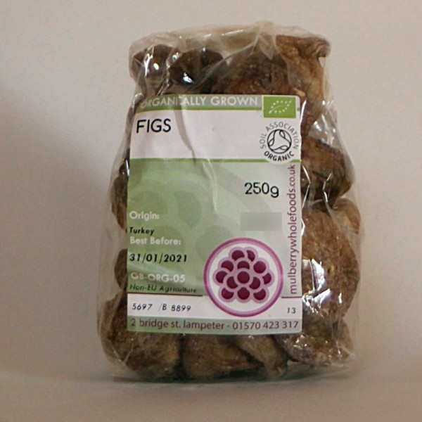 Mulberry Bush Wholefoods Organic Figs 250g