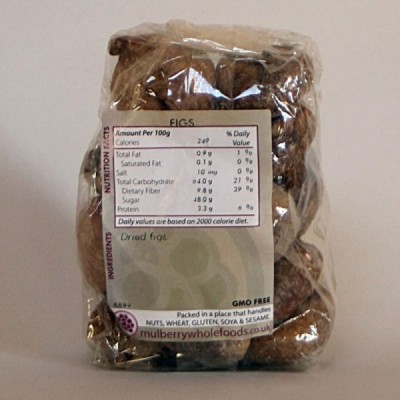 Buy Mulberry Bush Wholefoods Organic Figs 250g Dried Fruit Online − UK Supplier