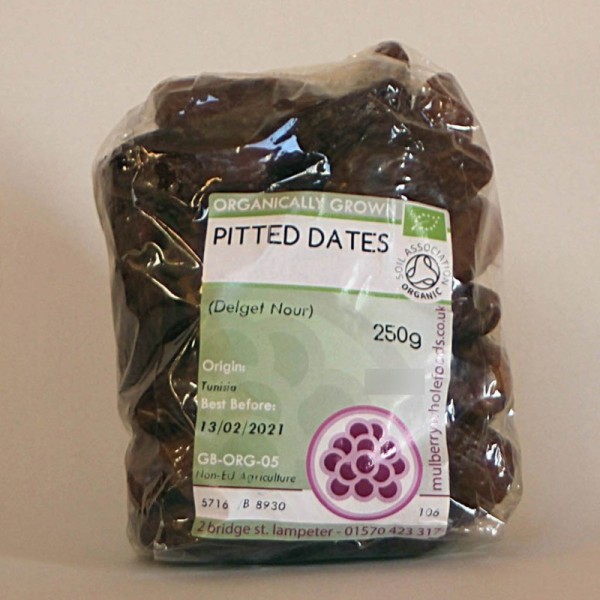 Mulberry Bush Wholefoods Organic Tunisian Dates 250g